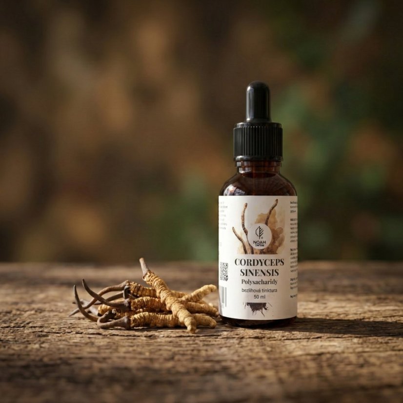 Cordyceps sinensis polysacharidy kapky bez alkoholu - Objem: 50 ml