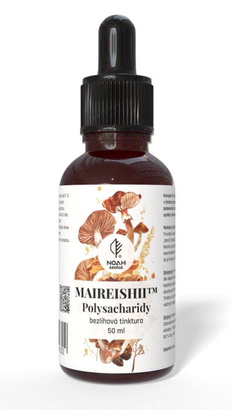 Reishi + Maitake + Shiitake polysacharidy kapky 50 ml
