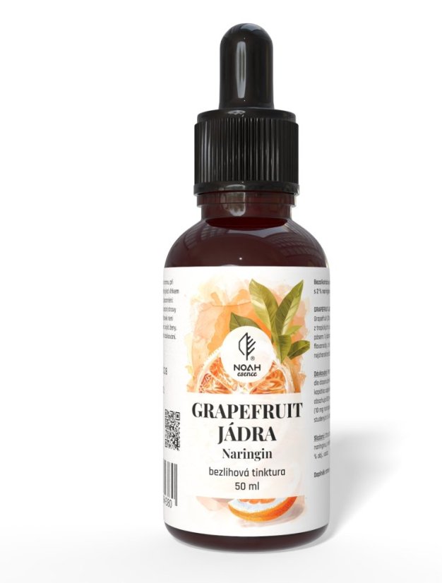 Grapefruit jádra naringin kapky bez alkoholu - Objem: 50 ml