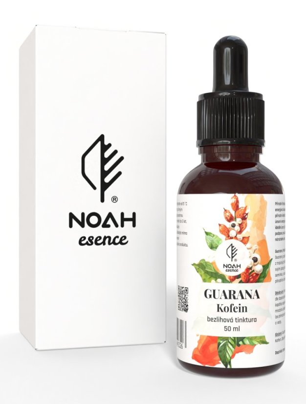 Guarana kofein kapky bez alkoholu 50 ml