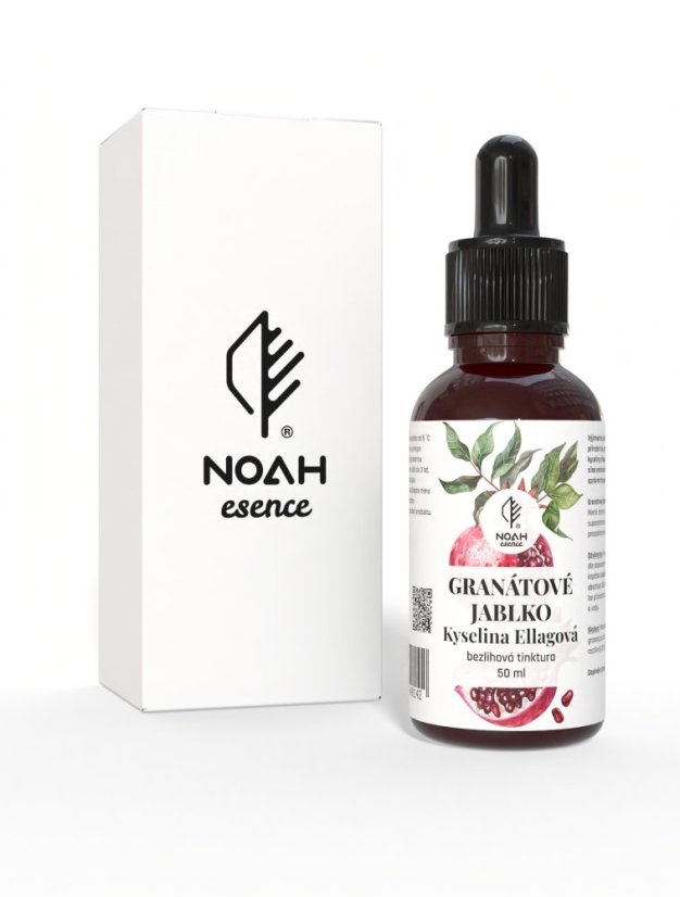 GRANÁTOVÉ JABLKO Kyselina Ellagová - bezlihová tinktura - Objem: 50 ml