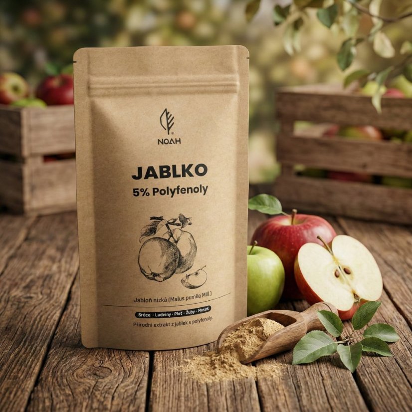 Jablko 5% polyfenoly prášek 50 g Jablko 5% polyfenoly prášek 50 g
