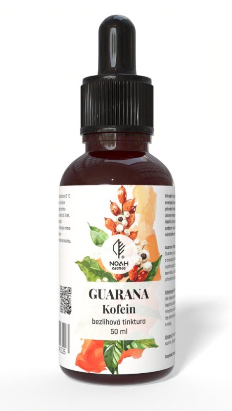 Guarana kofein kapky bez alkoholu 50 ml