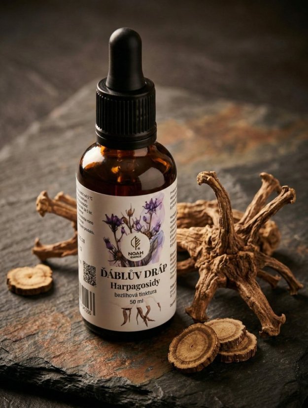 Ďáblův dráp harpagosidy kapky bez alkoholu 50 ml