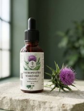 Ostropestřec mariánský silymarin kapky bez alkoholu