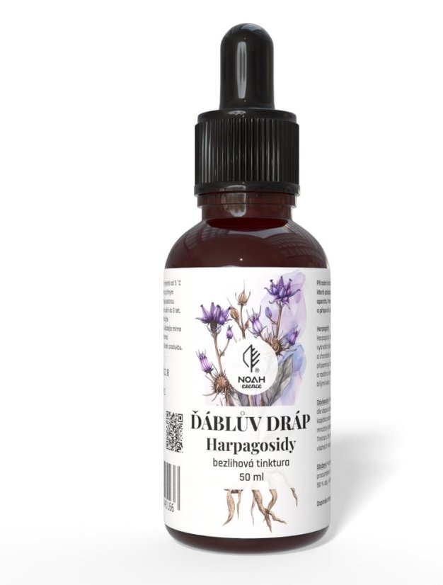 Ďáblův dráp harpagosidy kapky bez alkoholu 50 ml