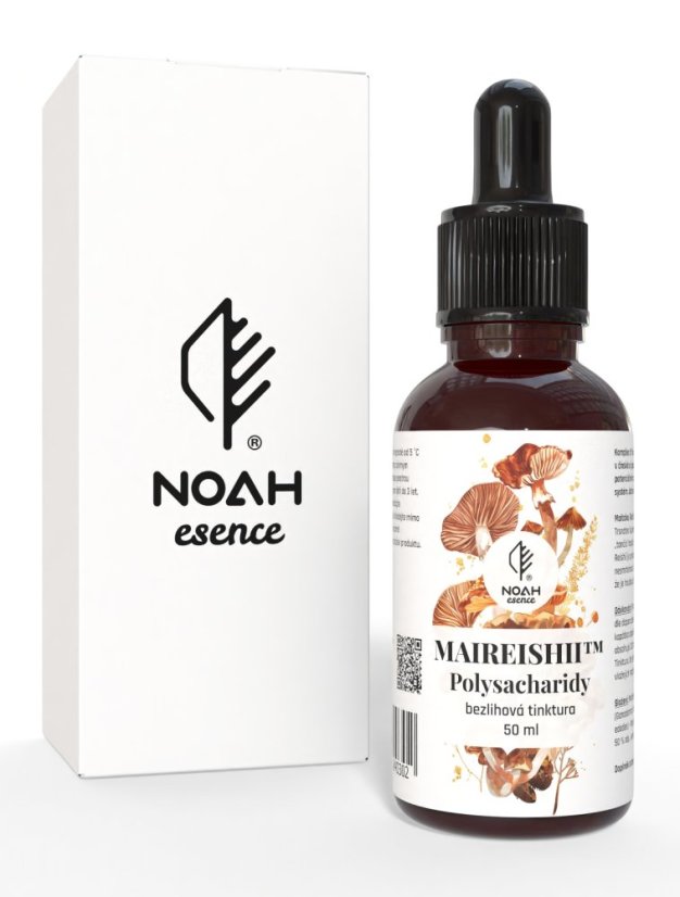 Reishi + Maitake + Shiitake polysacharidy kapky - Objem: 50 ml